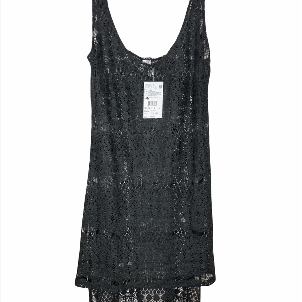 black pro file gown size s